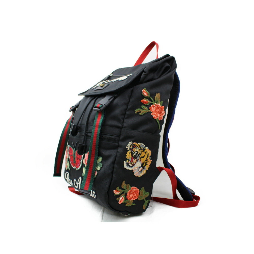 Gucci Techno Canvas Backpack Multicolor Black - image 2